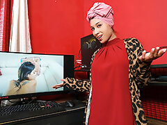 When Cali learns this about Alex, she decides to have a talk and show him that underneath all her unusual clothing she&rsquo;s just like any other woman, with all the usual cravings, that he might help her quench.video